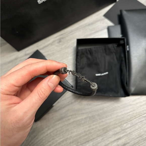 Saint Laurent Leather Bracelet ( small ) - Picture 3 of 6